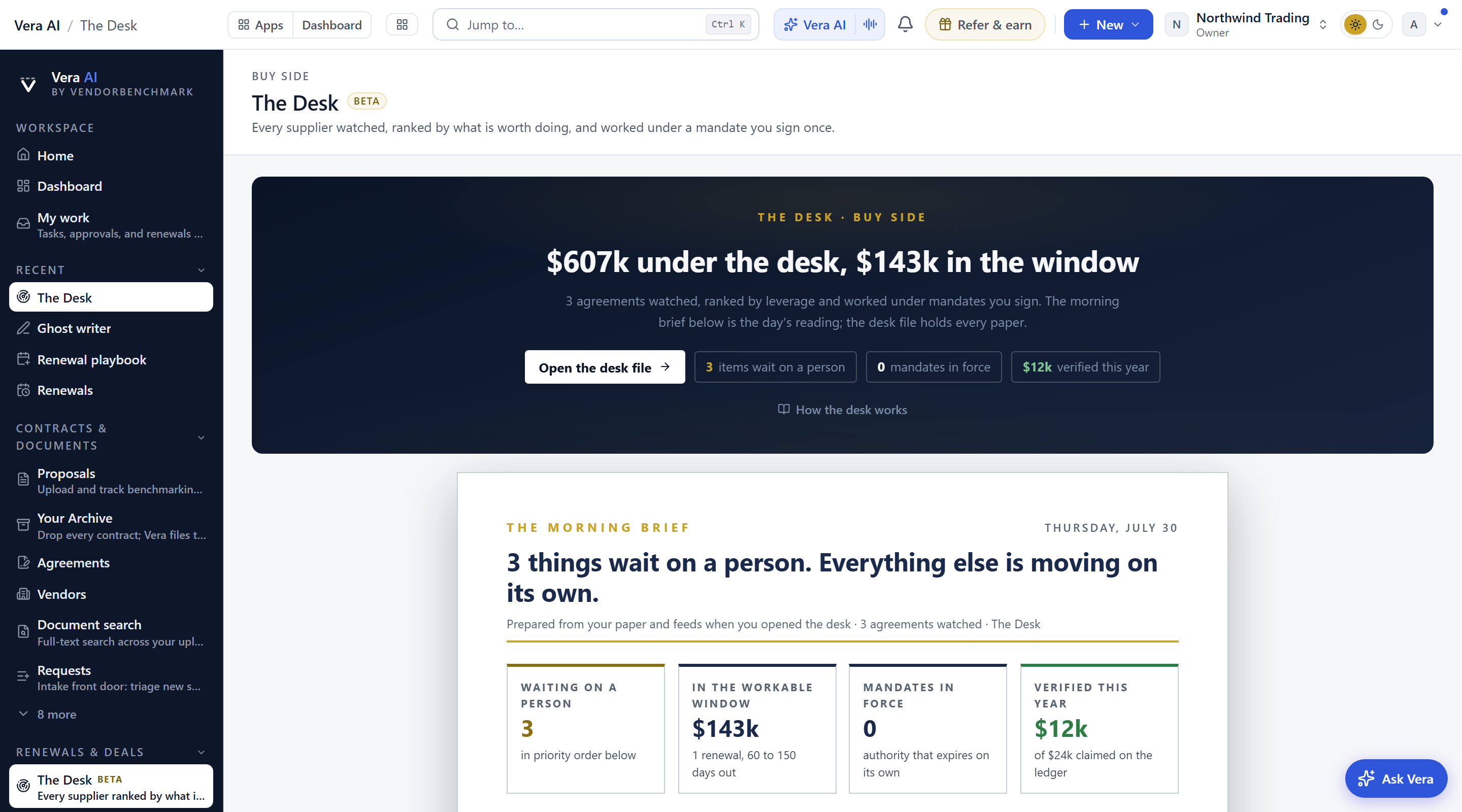 The Desk screenshot