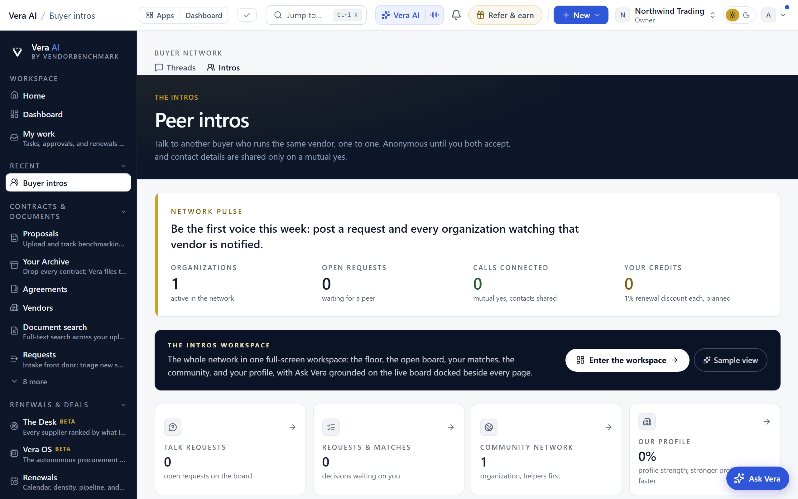 Buyer intros screenshot