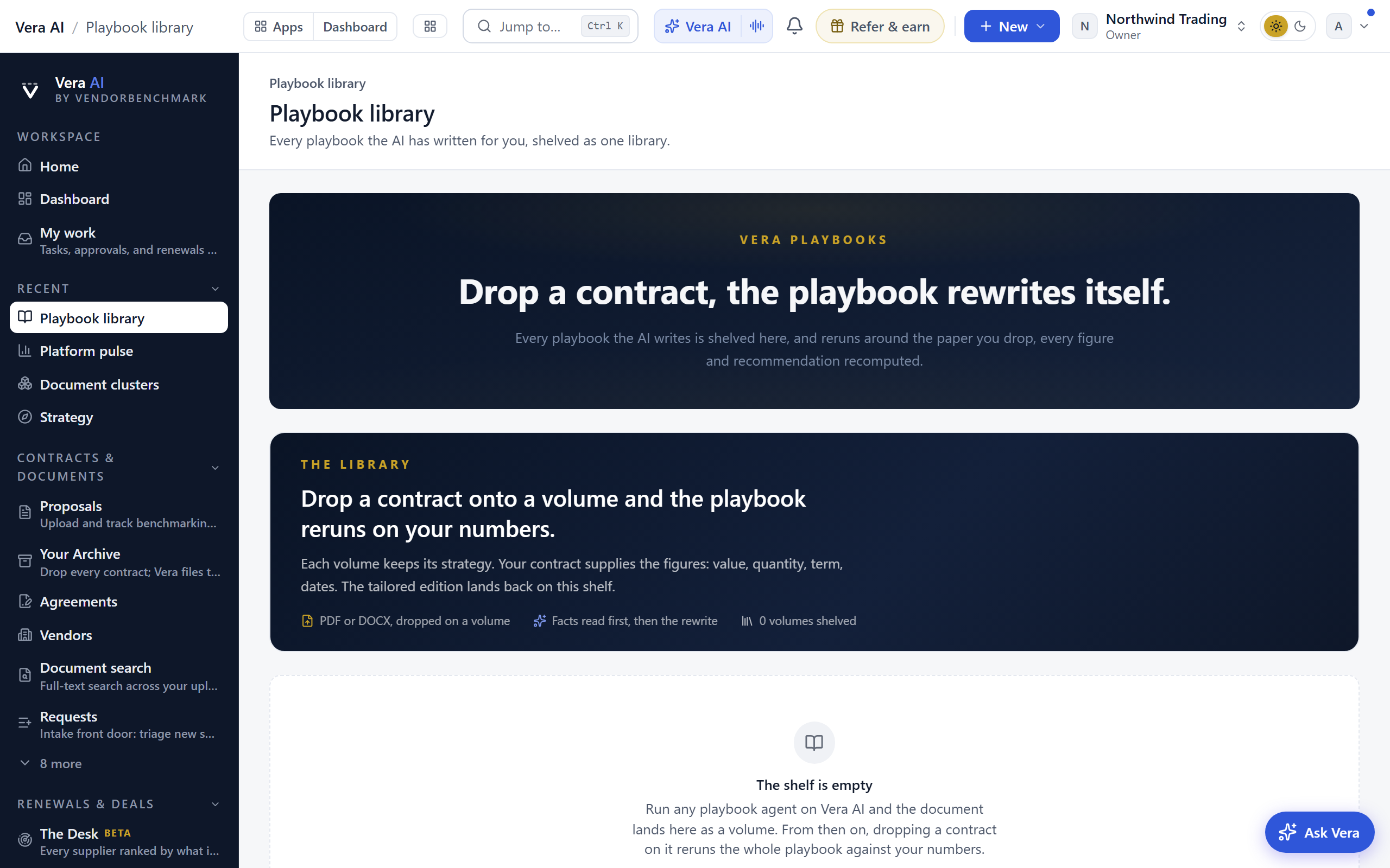 Playbook library screenshot