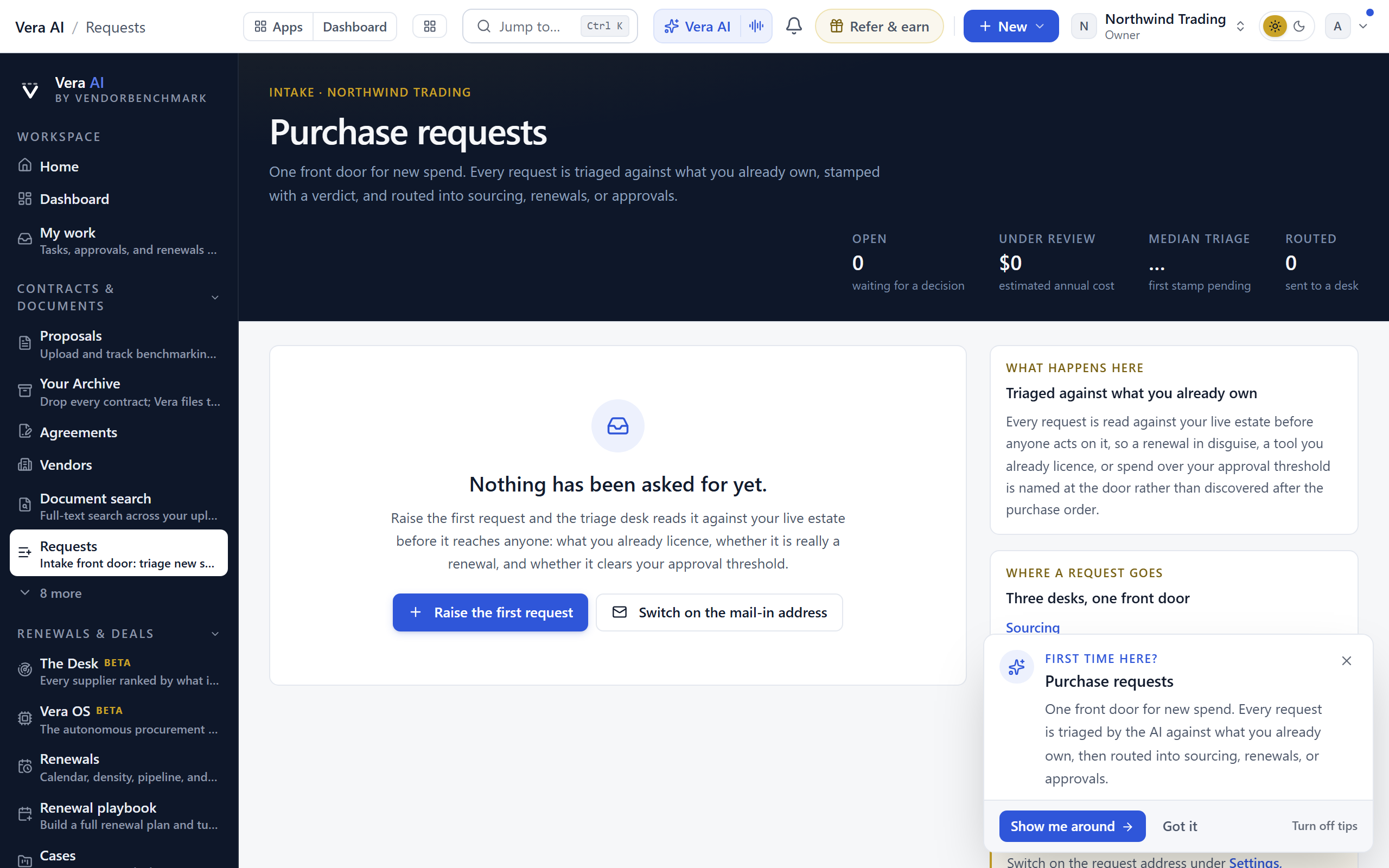 Requests screenshot