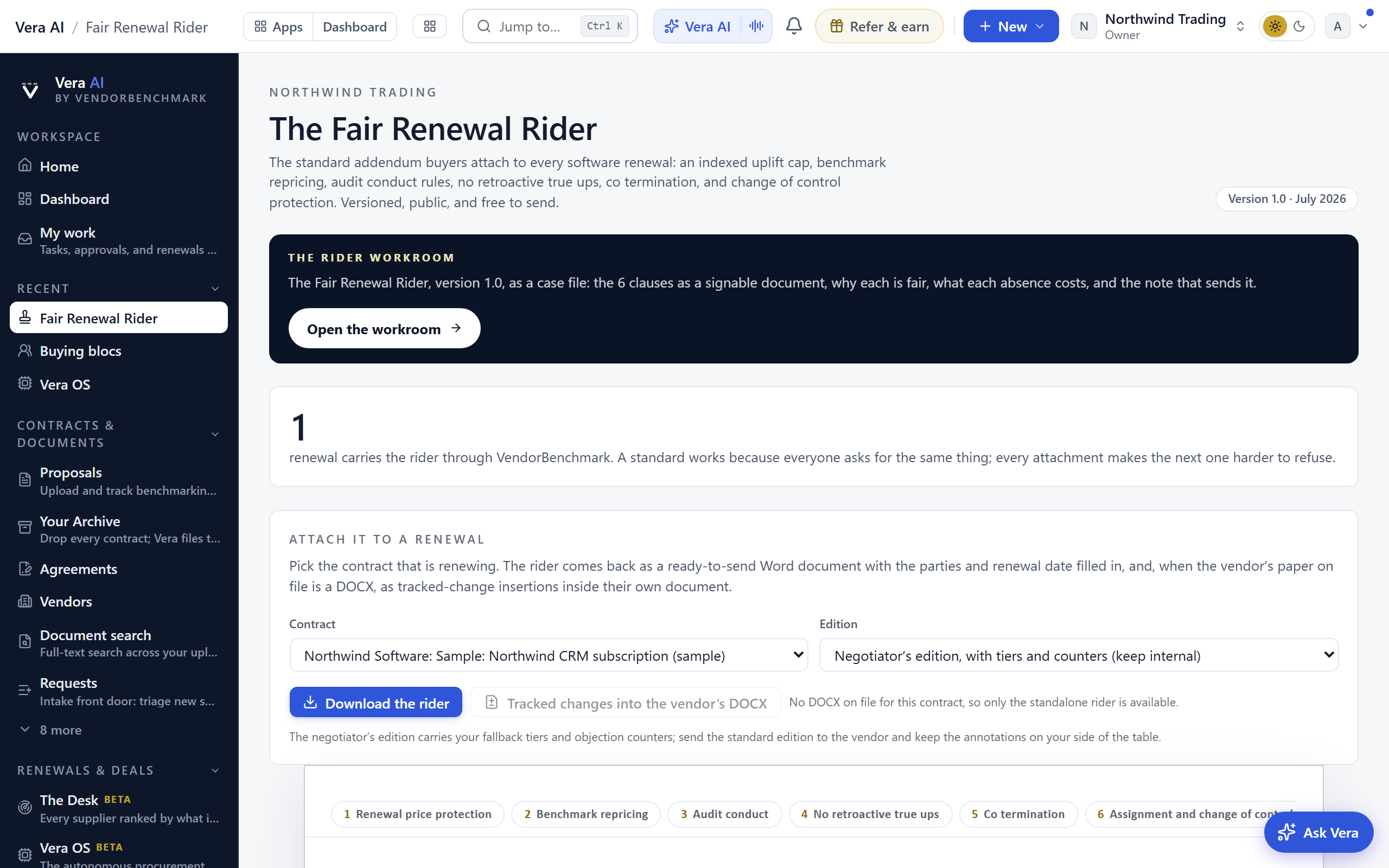 Fair Renewal Rider screenshot