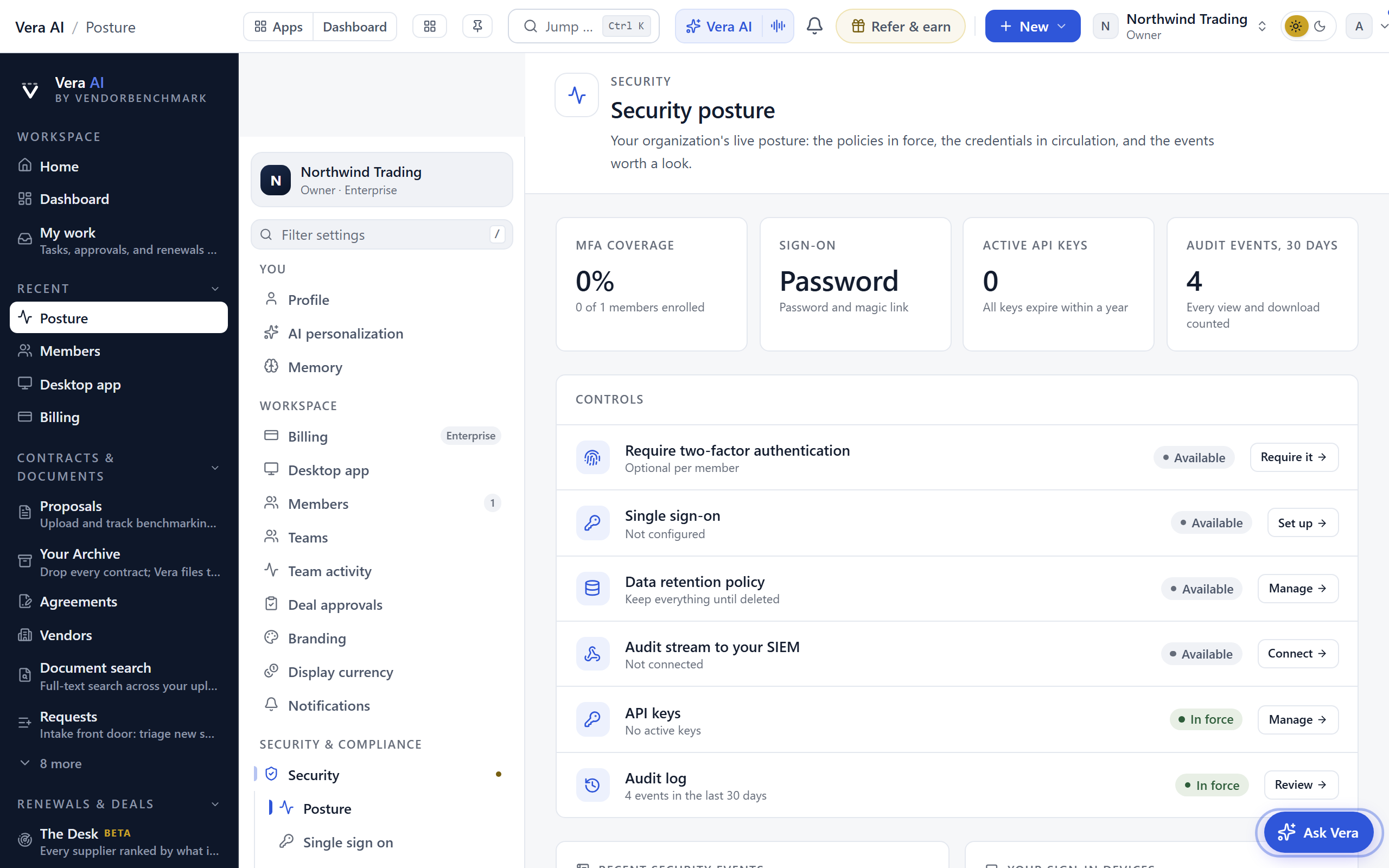 Security Center screenshot