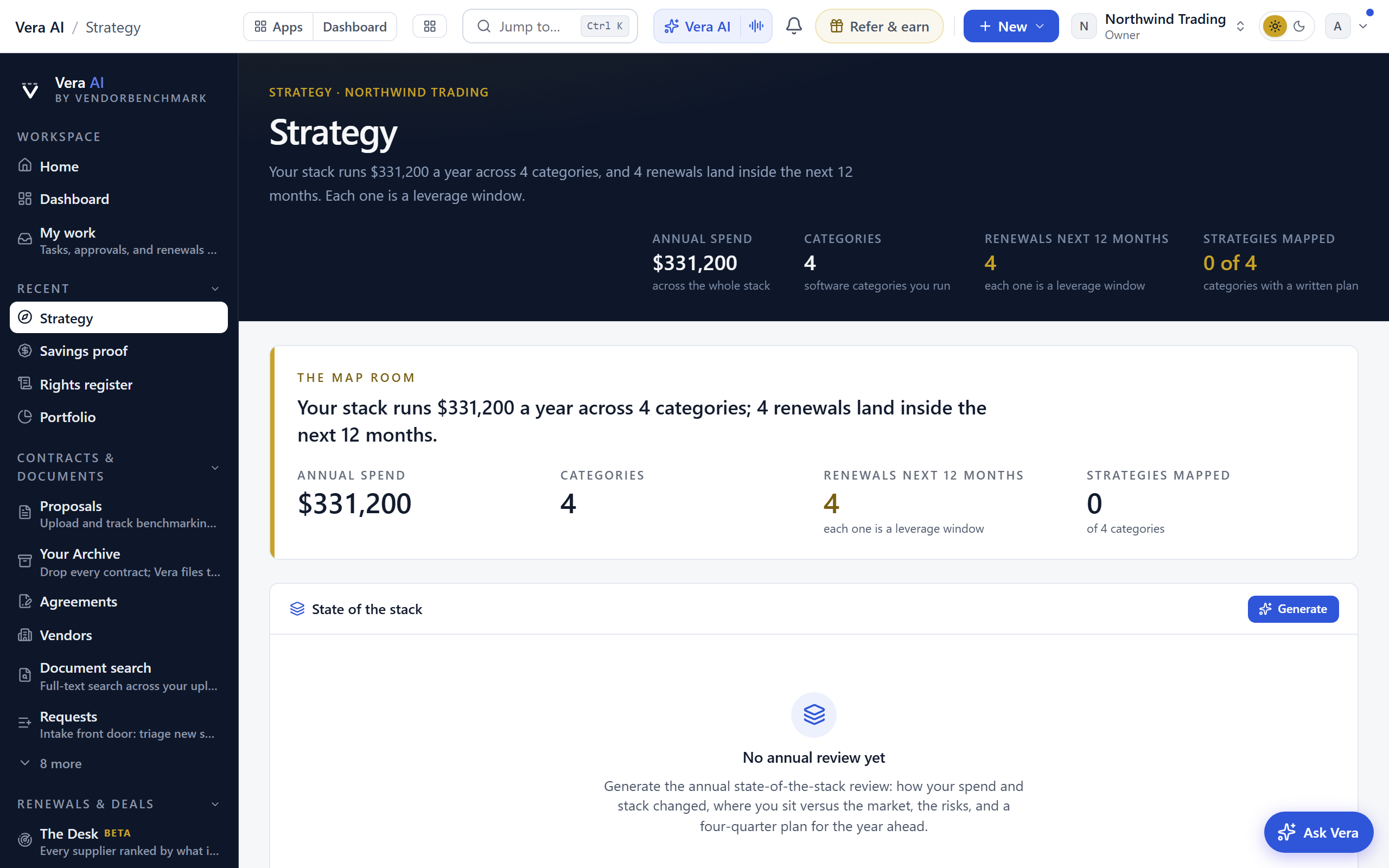 Strategy screenshot