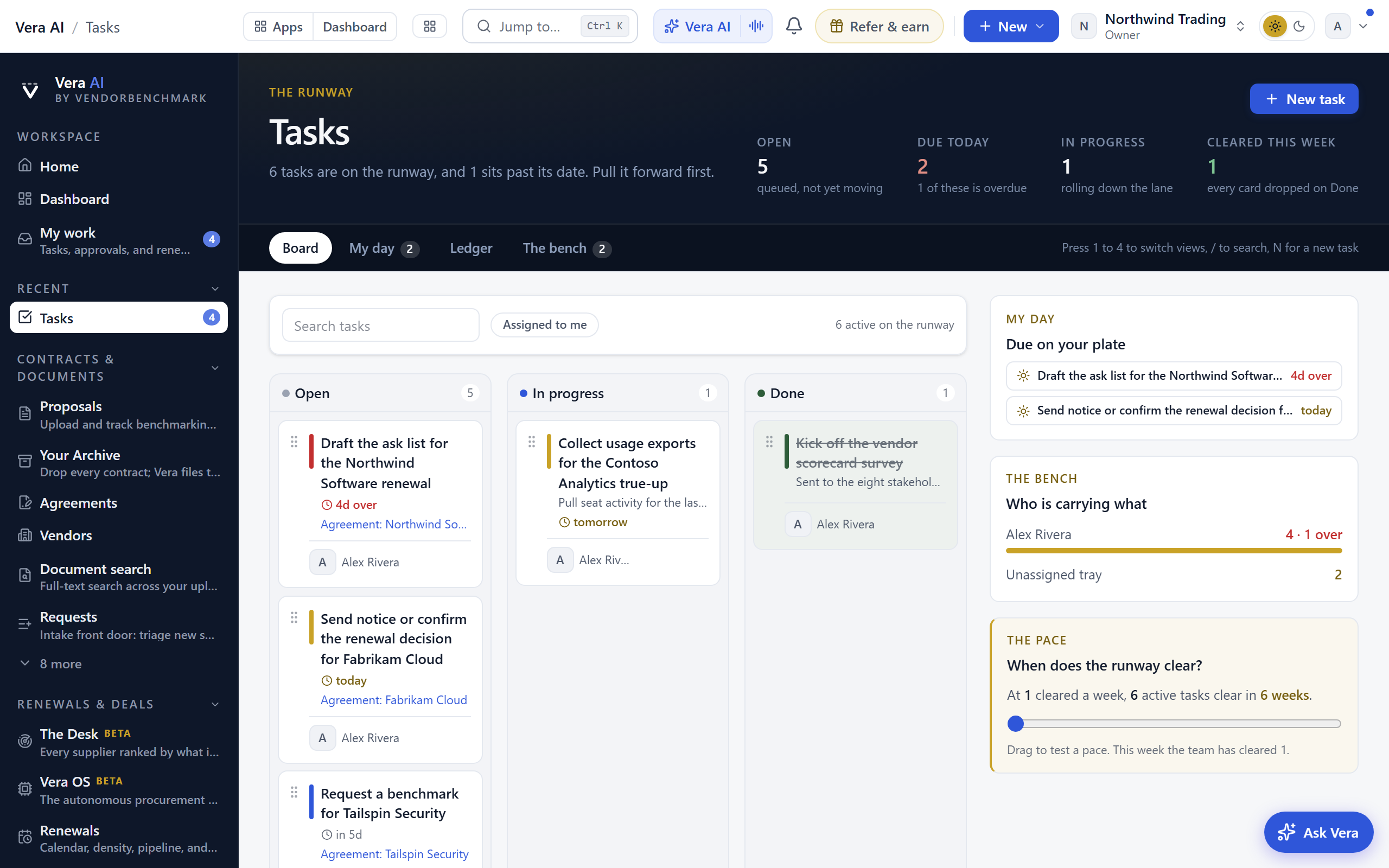 Tasks screenshot