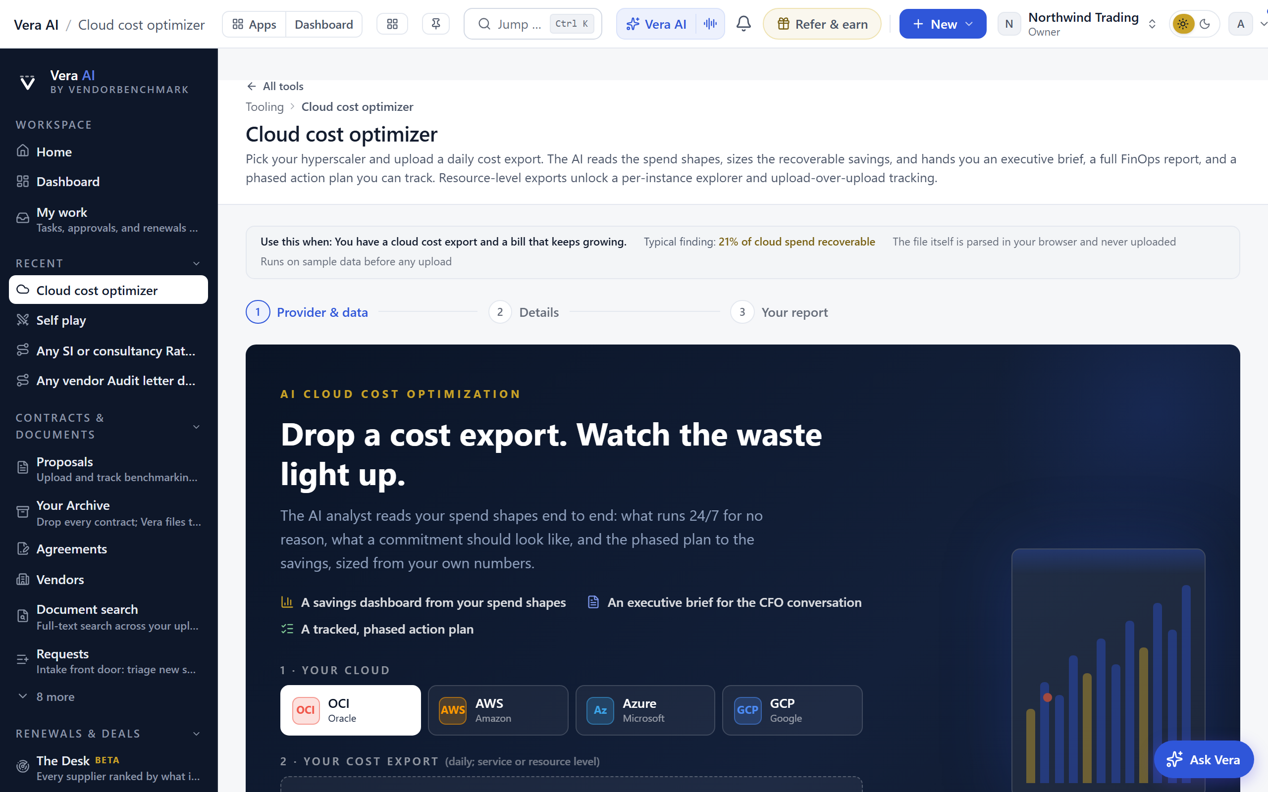 Cloud cost optimizer