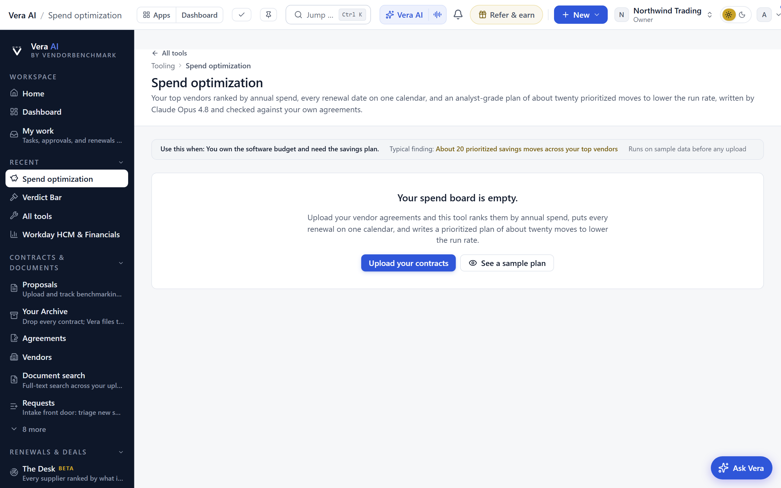 Spend optimization