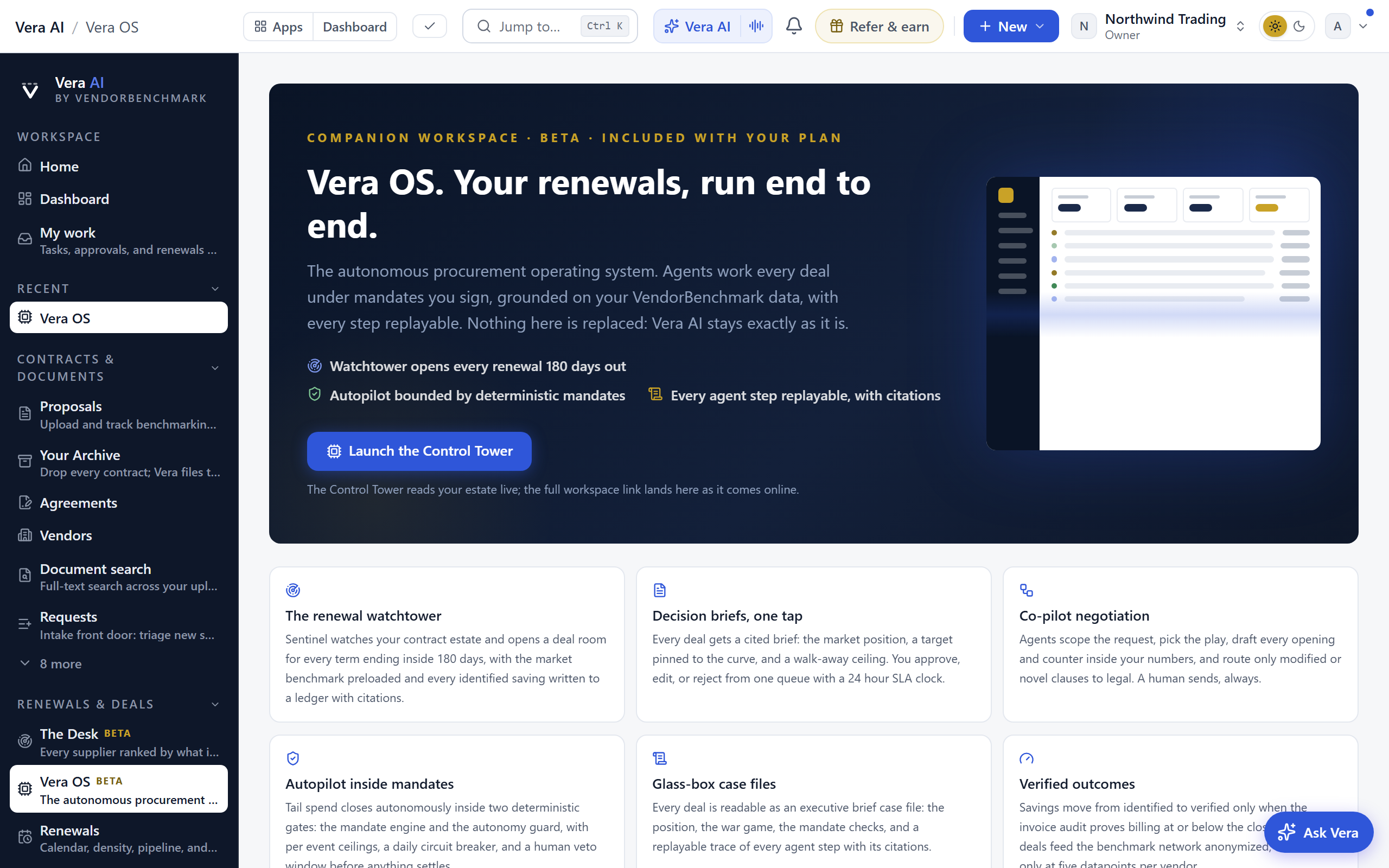 Vera OS companion page