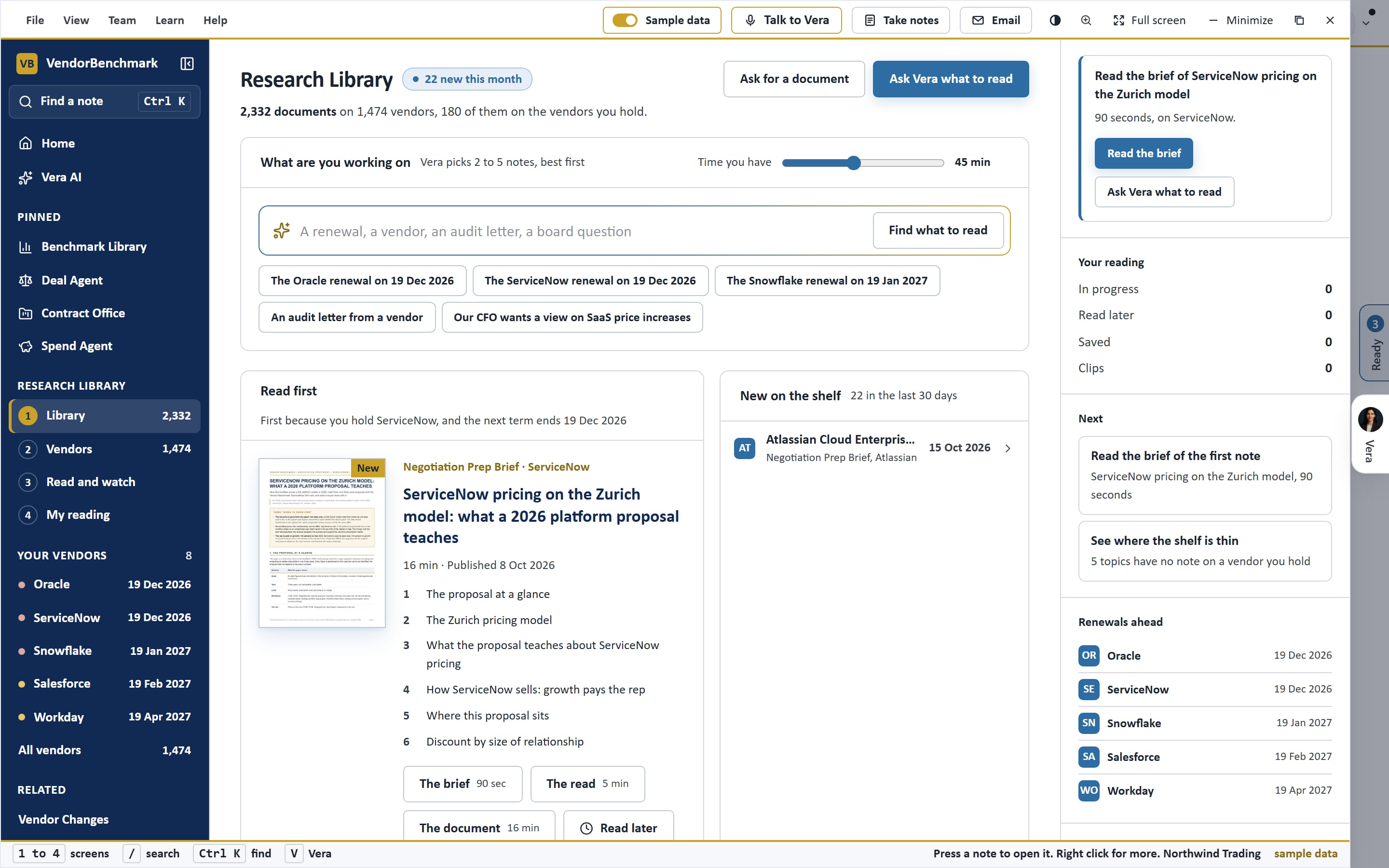 Research Library: The Library. Ranked for your contracts.
